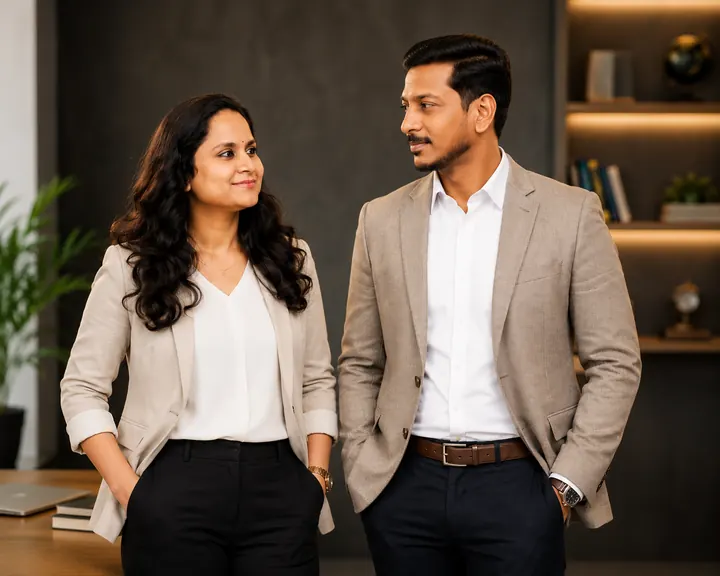 Sajith Narayan and Chithra Sajith — co-founders, The Empowering Life Hub